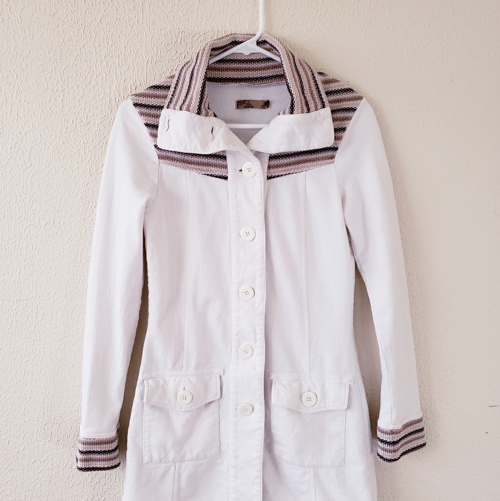 PRANA TRENCH SWEATER JACKET